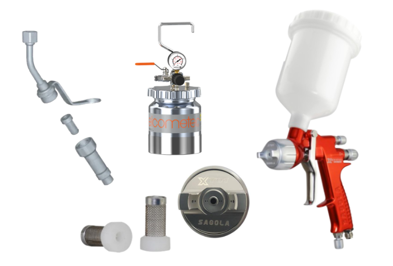 Sagola X 4100 – 2.5 Qt Finish Kit