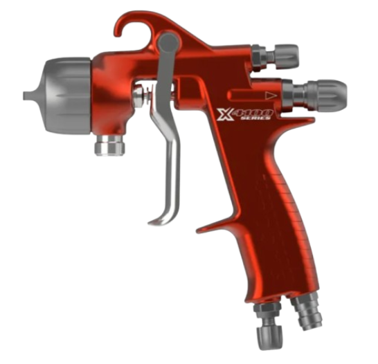 Sagola X 4100 Pressure Spray Gun with XT01B Air Cap & Stainless Steel Needle & Nozzle Kit
