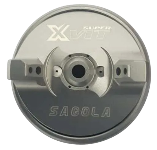 Sagola X 4100 Pressure Spray Gun with Super VIT Air Cap & Stainless Steel Needle & Nozzle Kit
