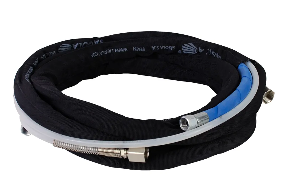 Combined Anti-Static Air & Nylon Product Hose with Protective Cover for Air Spray (Low Pressure) Systems