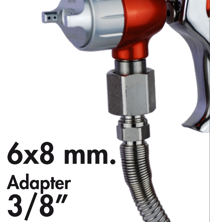 Combined Anti-Static Air & Nylon Product Hose with Protective Cover for Air Spray (Low Pressure) Systems
